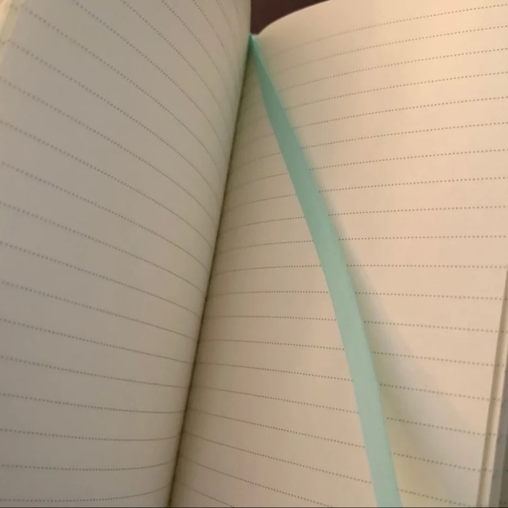 leather aqua Journal by C.R GIBSON 192 pages